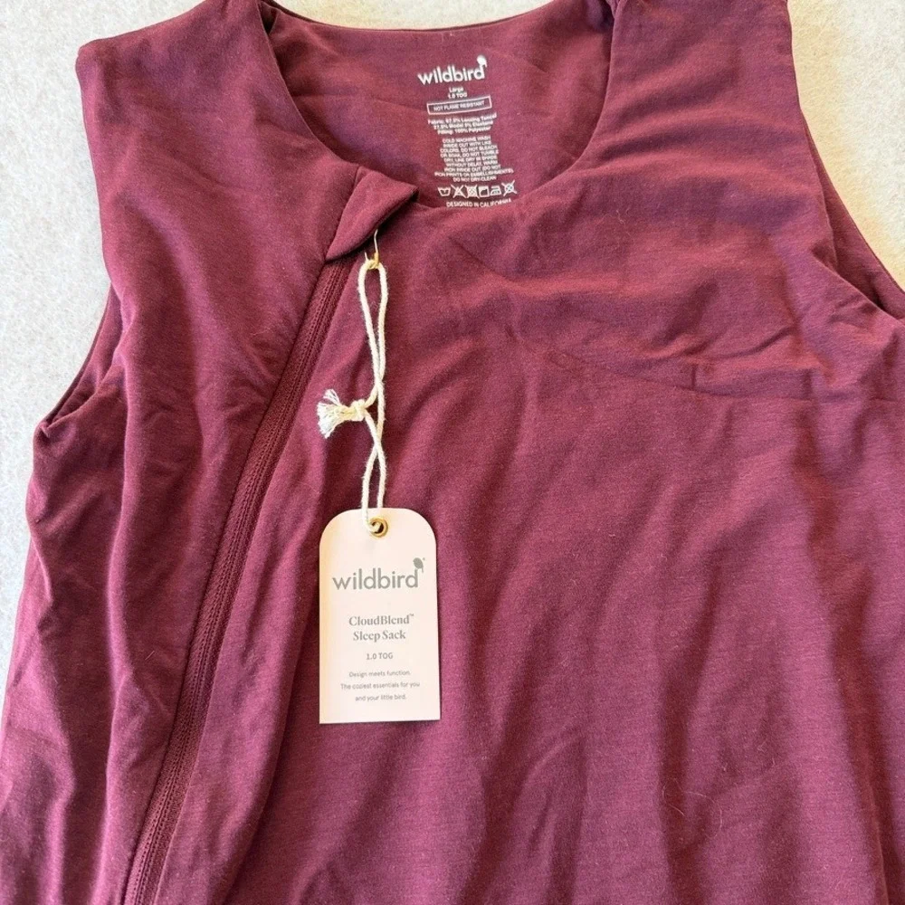 Wildbird CloudBlend Sleep Sack 1.0 TOG Grackle Large Wearable Blanket NWT